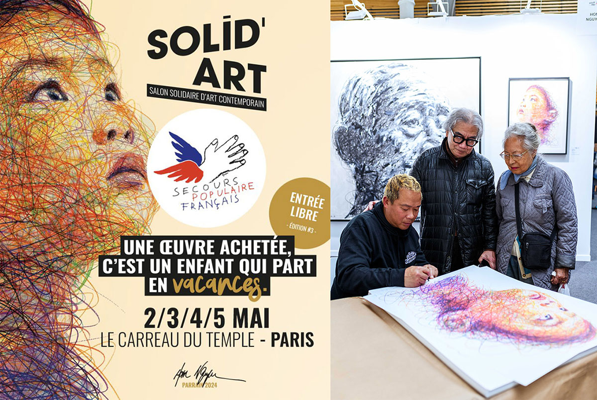 Secours Populaire's solidarity art show - Solid'Art