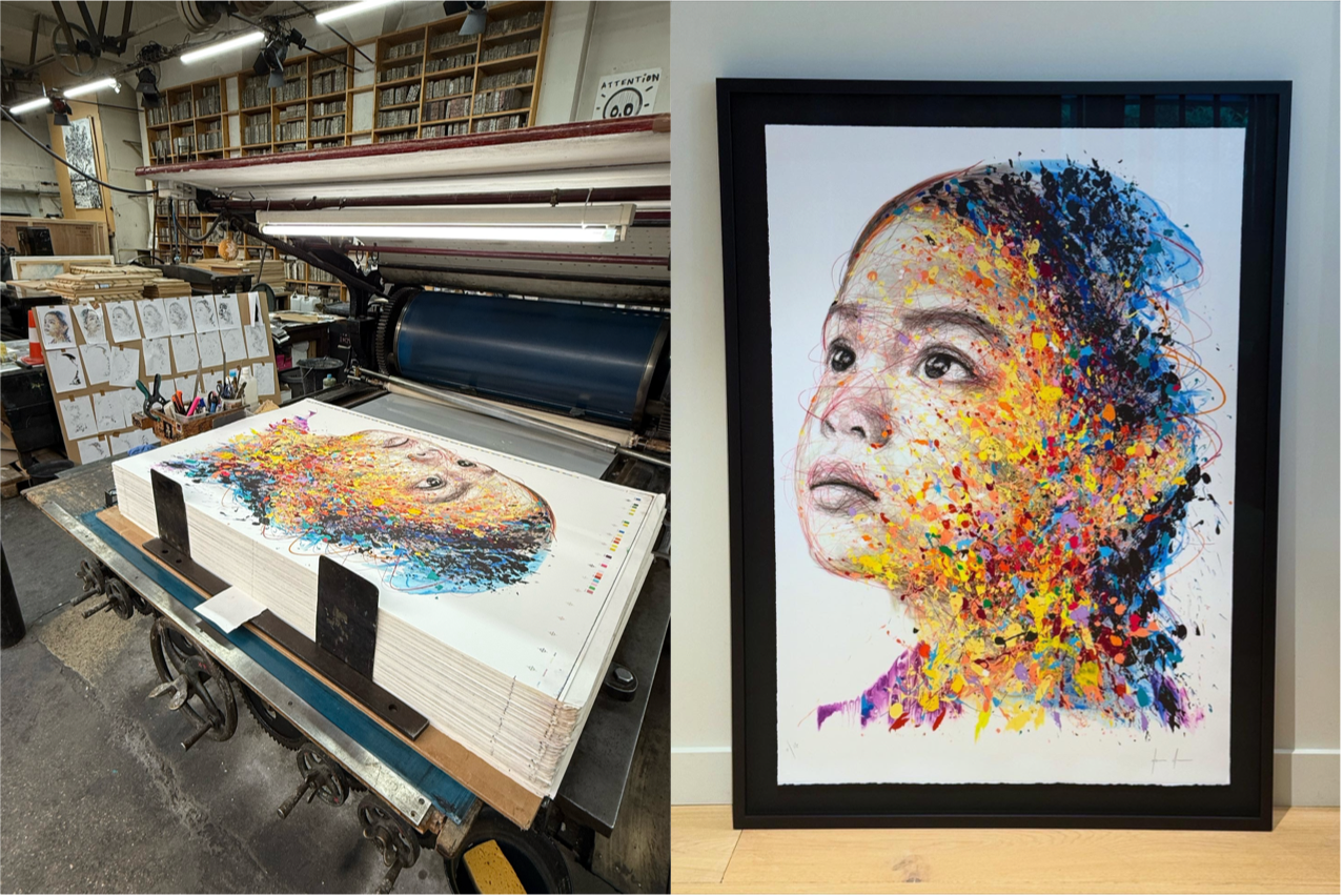 Le fil d'Ariane lithograph